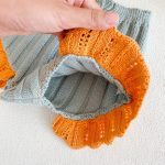 【66-100cm】セットアップ ベビー フリル襟 刺繡 - 画像 (7)