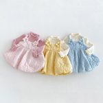 【80-130cm】ワンピース 女の子 ふわふわ 暖かい - 画像 (7)