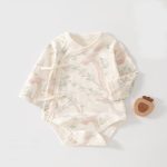 【59-80cm】ロンパース ベビー 可愛い ウサギ プリント - 画像 (5)