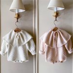 【66-90cm】ロンパース ベビー 透かし編み かわいい - 画像 (3)