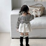 【66-90cm】ロンパース ベビー チェック スウィート - 画像 (8)