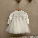 【73-100cm】長袖トップス ワンピース 女の子 ふんわり チュール - 画像 (5)