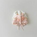 【GOODS】帽子 透かし編み 花柄 ニット - 画像 (5)