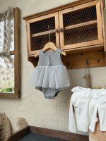 【73-90cm】Tシャツorロンパース 女の子 レース襟 チュール 切替 - 画像 (8)