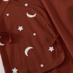 【59-80cm】ロンパース&帽子 ベビー 星と月 リボン - 画像 (6)