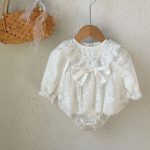 【73-90cm】ロンパース ベビー レース プリンセス - 画像 (6)