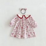 【66-130cm】ロンパースorワンピース ベビー 姉妹服 ローズ柄 - 画像 (13)