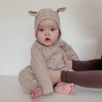【66-90cm】ロンパース ベビー フード付き ニット - 画像 (6)