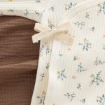 【52-73cm】ロンパース ベビー フラワー柄 シンプル - 画像 (7)