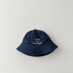 【GOODS】帽子 デニム ボンネット 英字 - 画像 (5)