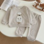 【66-100cm】スウェット＋パンツ 2点セット ベビー ひつじ刺繍 - 画像 (12)