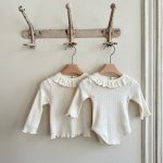 【66-90cm】ロンパース ベビー フリル襟 かわいい - 画像 (7)