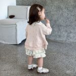 【73-110cm】セーター 女の子 手編み フラワー ニット - 画像 (15)