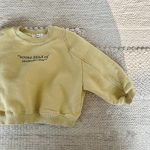 【73-100cm】トレーナー ベビー 爽やか 英字 バーサタイル - 画像 (2)