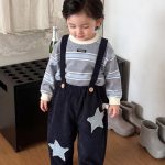 【73-110cm】トレーナーorサロペット 男の子 星柄 ボーダー - 画像 (4)