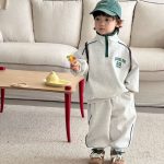 【80-150cm】セットアップ キッズ カジュアル ゆったり - 画像 (4)