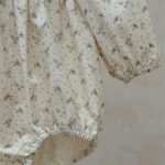 【73-90cm】ロンパース ベビー 丸襟 小花柄 - 画像 (10)