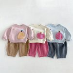 【80-130cm】トレーナーorパンツ 女の子 ワッペン スウェット - 画像 (2)