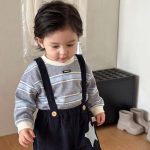 【73-110cm】トレーナーorサロペット 男の子 星柄 ボーダー - 画像 (6)