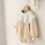 【66-90cm】ロンパース ベビー レトロ チェック柄 - 画像 (10)