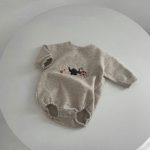 【66-90cm】ロンパース ベビー ダイナソー柄 かわいい - 画像 (3)