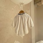 【73-90cm】ロンパース ベビー フレンチ スウィート 蝶結び - 画像 (5)