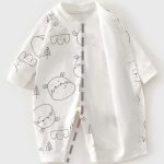 【59-90cm】カバーオール ベビー どうぶつ柄 シンプル - 画像 (8)