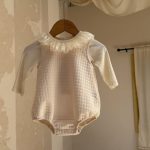 【73-90cm】Tシャツorロンパース ベビー フリル襟 バタフライ - 画像 (5)