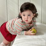 【73-100cm】カーディガンorスカート 女の子 カラフル ボーダー ドット - 画像 (8)