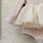 【73-90cm】ロンパース&帽子 ベロア チュール - 画像 (6)