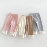 【80-130cm】レギンス 女の子 オルレフリース 折り返し - 画像 (7)