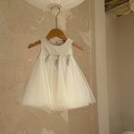【73-100cm】長袖トップス ワンピース 女の子 ふんわり チュール - 画像 (4)