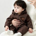 【66-90cm】ロンパース ベビー クマ フード付き - 画像 (8)