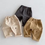 【73-110cm】パンツ キッズ ポケット付き カジュアル