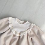 【66-90cm】ロンパース ベビー レトロ プリンセス 暖かい - 画像 (10)