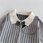 【66-90cm】カバーオール ベビー 紳士風 ニット - 画像 (8)