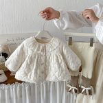 【73-100cm】トップスorレギンス ベビー 蝶結び キルティング - 画像 (7)