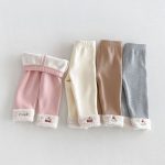 【80-130cm】レギンス 女の子 オルレフリース 折り返し - 画像 (8)