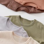 【66-90cm】長袖カバーオール ベビー コットン 無地 - 画像 (9)