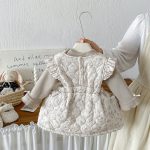【73-100cm】セットアップ ベビー 花柄 キルティング - 画像 (7)