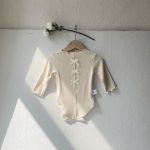 【66-90cm】ロンパース ベビー 韓国風 リボン付き - 画像 (13)