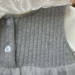 【73-90cm】Tシャツorロンパース 女の子 レース襟 チュール 切替 - 画像 (11)