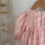 【73-90cm】ロンパース ラウンドネック リボン - 画像 (10)