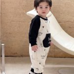 【66-90cm】カバーオール ベビー くま ポケット