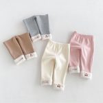 【80-130cm】レギンス 女の子 オルレフリース 折り返し - 画像 (9)