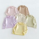 【80-130cm】トップス 女の子 ハイネック 無地 - 画像 (10)