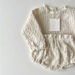 【80-110cm】セットアップ ベビー 韓国風 しわ生 長袖 - 画像 (7)