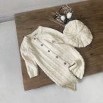 【66-90cm】オールインワンor帽子 ベビー 韓国風 ニット - 画像 (9)