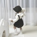 【66-90cm】サロペット ベビー コーデュロイ ドット - 画像 (13)