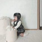 【66-90cm】ロンパースor帽子 ベビー 厚手 チェック - 画像 (12)